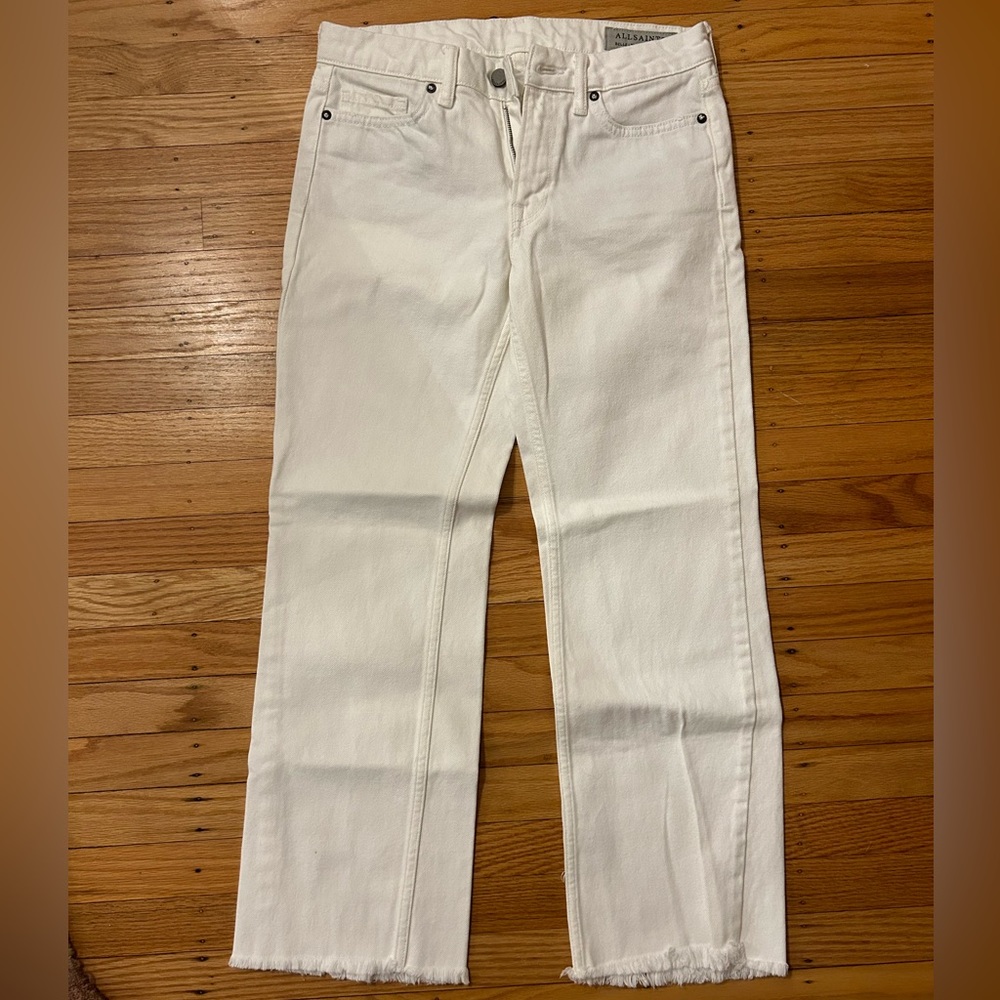 All saints straight leg jeans